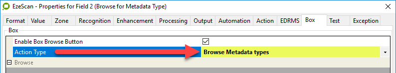 Metadata Types define the available metadata fields based on the Type